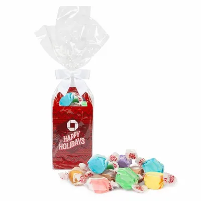 Holiday Gift Tote with Salt Water Taffy - Custom Cups Now