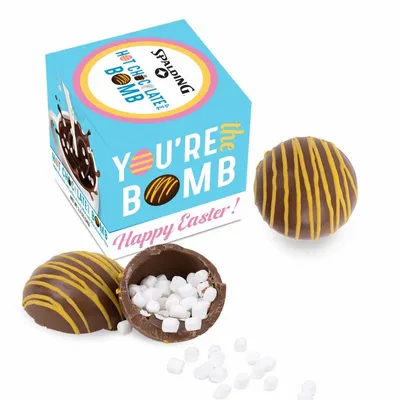 Hot Chocolate Bomb With Yellow Drizzle - Easter Box - Custom Cups Now