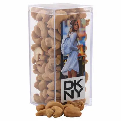 Acrylic Box with Cashews - Medium - Custom Cups Now