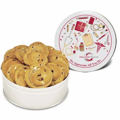 Fresh Beginnings Double Chip Cookie Tin - Custom Cups Now