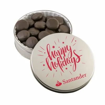 Glad Tidings Tin with Peppermint Cremes - Custom Cups Now
