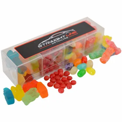 4 Way Acetate Candy Box - Custom Cups Now