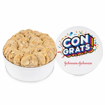 Fresh Beginnings Double Chip Cookie Tin (Large) - Custom Cups Now
