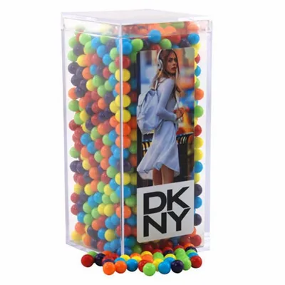 Acrylic Box with Mini Jawbreakers - Medium - Custom Cups Now