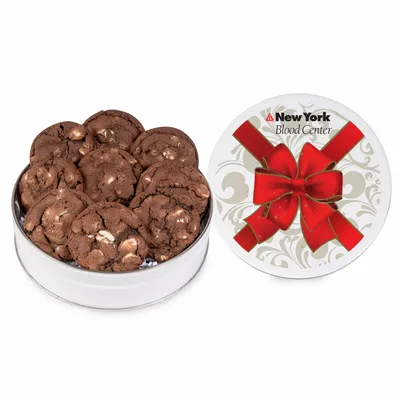 Fresh Beginnings Chocolate Double Chip Cookie Tin (Small) - Custom Cups Now