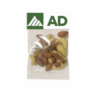 Small Header Bags - Deluxe Mixed Nuts - Custom Cups Now