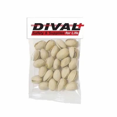 Small Header Bags - Jumbo Salted Pistachios - Custom Cups Now