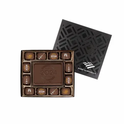 Here's to the New Year Chocolate Delight Gift Box - Custom Cups Now
