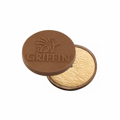 Round Chocolate Cookie - Custom Cups Now