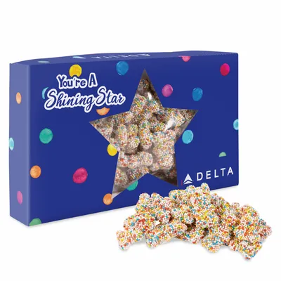 You're a Star Die Cut Box with Gummy Crispy Crunch Bears - Custom Cups Now