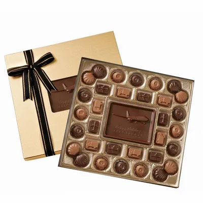 Classic Custom Chocolate Delights Gift Box - Custom Cups Now