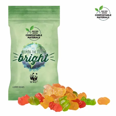 1oz ECO-Digibag, Compostable & Full Color, Gummy Bears - Custom Cups Now