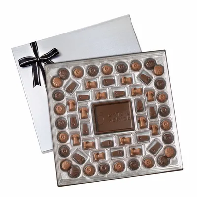 Large Custom Chocolate Delights Gift Box (3 lbs.) - Custom Cups Now