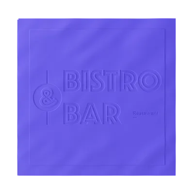 Custom Debossed Beverage Napkin - Custom Cups Now