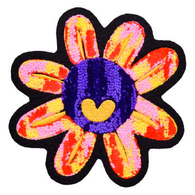 Multi Color Chenille Patch Multi Color Chenille Patch - Custom Cups Now