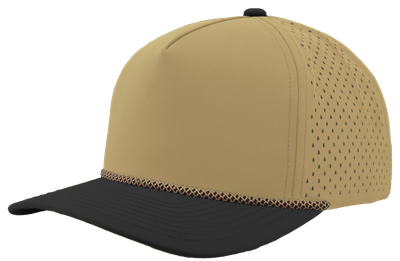 Khaki/Black Bill-Khaki Chainlink Rope Khaki/Black Bill-Khaki Chainlink Rope - Custom Cups Now