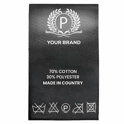 Printed Care Labels - Custom Cups Now