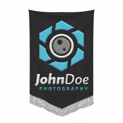 Embroidered Pennant - Custom Cups Now