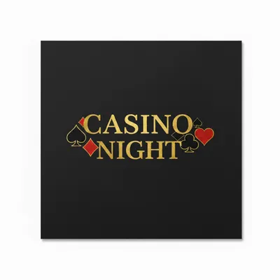 Casino Napkins - Custom Cups Now