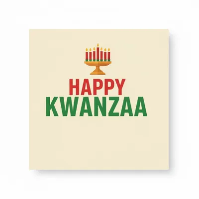 Kwanzaa Napkins - Custom Cups Now