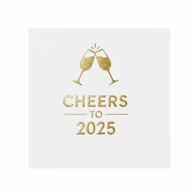 New Years Napkins - Custom Cups Now