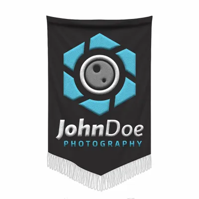 Embroidered Pennant - Custom Cups Now