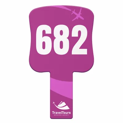 Custom Auction Paddles - Custom Cups Now