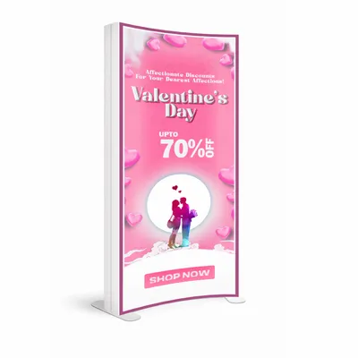 SEG Curved Lit Display - Custom Cups Now