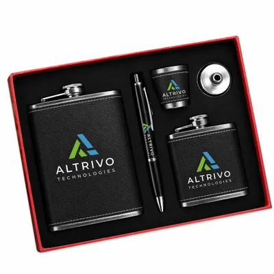 Camping Flask Sets - Custom Cups Now