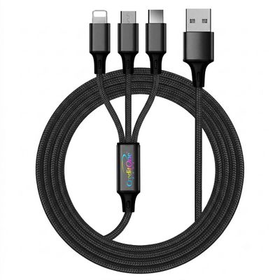 Nylon Braided 3-in-1 Charging Cables