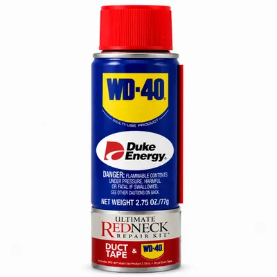 Ultimate Redneck Repair Kits, WD-40 2.75 oz Handy Cans and 6 yards of Duct Tapes