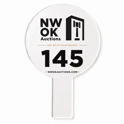Foam Auction Paddles - Custom Cups Now