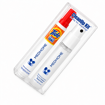 CleanUp Kit - Tide® to Go + Oxi and Sani-Pen® Clipless™ Travel Kits