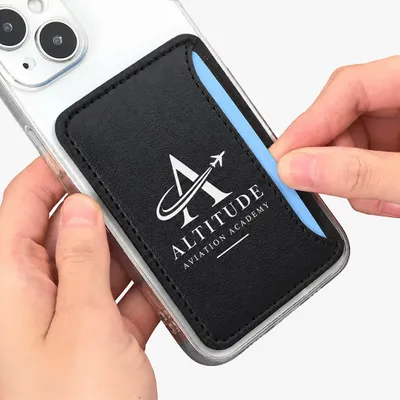 Leather Phone Wallet with Side Slit - Custom Cups Now