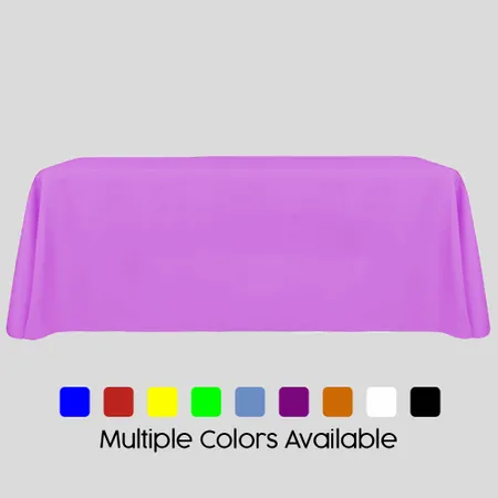 Blank Rectangle Table Throw Cover - Custom Cups Now