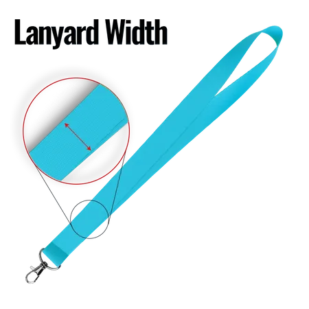 Lanyard Width Lanyard Width - Custom Cups Now
