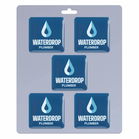 5 pack_Square Lapel Pin 1.25 inch - Custom Cups Now