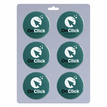 6 pack_Round Lapel Pin 1.00 inch - Custom Cups Now