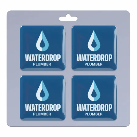 4 pack_Square Lapel Pin 1.25 inch - Custom Cups Now