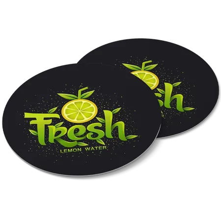 Vinyl Coasters - Custom Cups Now