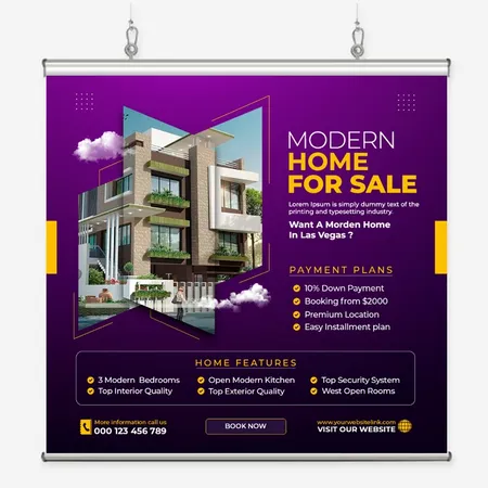 Hanging Clamp Bar Banners - Custom Cups Now