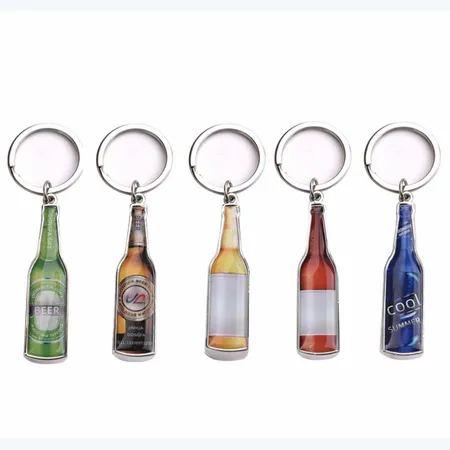 Liquor Bottle Opener Keychain Liquor Bottle Opener Keychain - Custom Cups Now