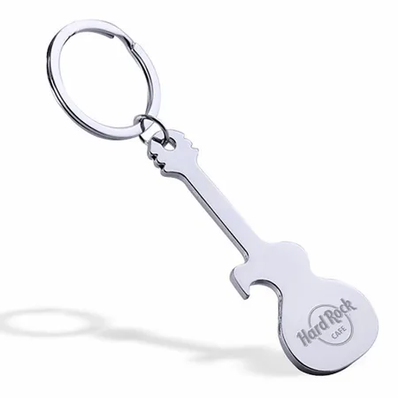 Electric Guitar Bottle Opener Keychain Electric Guitar Bottle Opener Keychain - Custom Cups Now