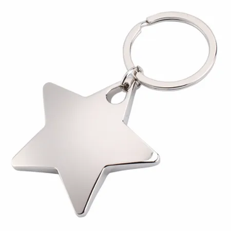 Dazzling Star Metal Keychain Dazzling Star Metal Keychain - Custom Cups Now