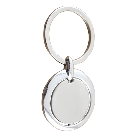 Spinning Circle Metal Keychain Spinning Circle Metal Keychain - Custom Cups Now