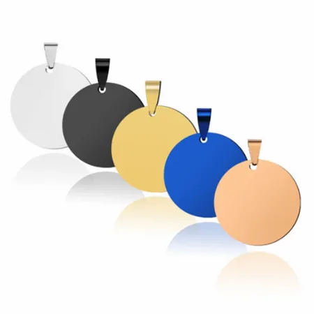 Full Color Circle Metal Keychain Full Color Circle Metal Keychain - Custom Cups Now