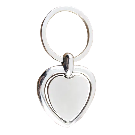 Spinning Heart Metal Keychain Spinning Heart Metal Keychain - Custom Cups Now
