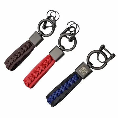 Versatile Laser Cut Leather Keychain Versatile Laser Cut Leather Keychain - Custom Cups Now