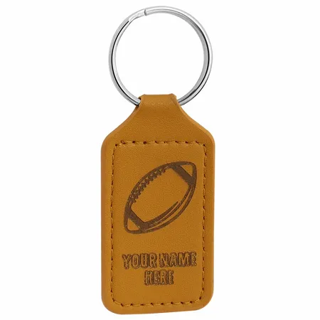 Durable Debossed Leather Keychain Durable Debossed Leather Keychain - Custom Cups Now