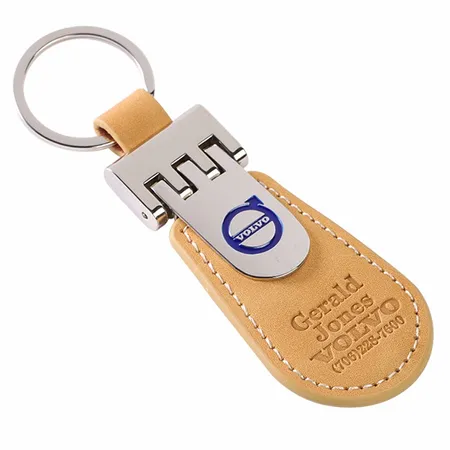 Royalty Tag Leather Keychain Royalty Tag Leather Keychain - Custom Cups Now